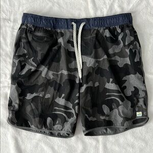 Vuori Gray Camouflage Shorts